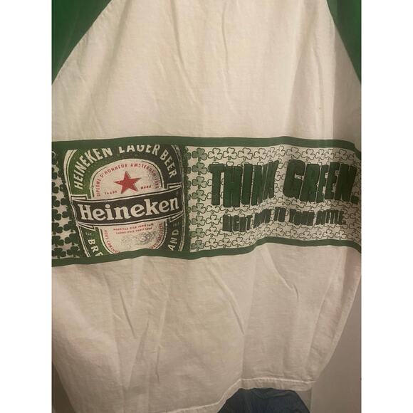 Vintage Heineken St Pattys Clover Tee - Picture 4 of 6